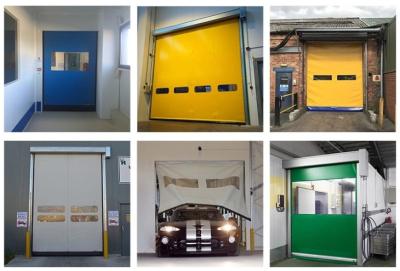 China Industrial Zipper Automatic Rapid Roller Doors High Speed Shutter Pvc Industrial for sale