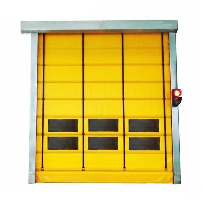China 0.5-1.5m/S Opening High Speed PVC Door Wind Resistance Easy Operating Safty Rapid Door for sale
