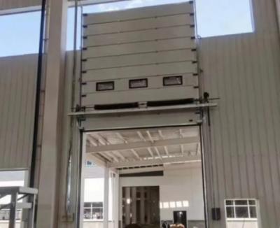 China Customized Insulated Sectional Overhead Door With Polyurethane Foam Insulation for sale