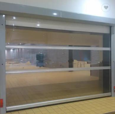 China 1.2mm - 2.0mm Aluminium Glass Garage Doors For Villa Thermal Break Full Board for sale