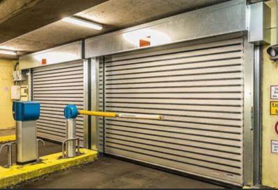 China Insulated High Speed Spiral Door 0.8m/S Aluminum Alloy Warehouse Rapid Steel Roll Up for sale