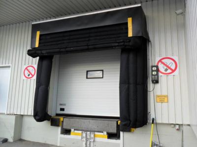 China Adjustable Loading Dock Door Seals Pvc Plastic Rubber Surface Finishing Finished à venda