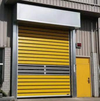 China Aluminum Transparent High Speed Spiral Door Safety and Efficiency for Industrial Needs Fast Metal High Speed Overhead for sale