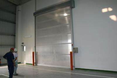 China 0.8m-1.6m/S Opening Speed Rapid Roller Shutter Doors , Quick Shutter Door for sale