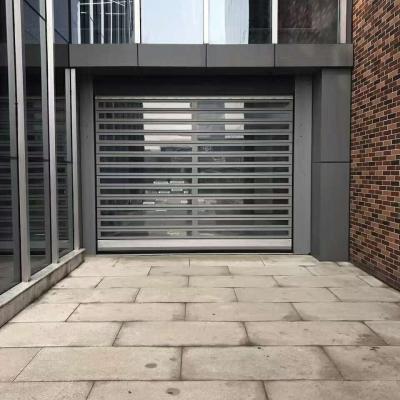 China Aluminum Transparent High Speed Spiral Door Safety  Efficiency for sale