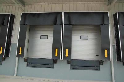 China Mechanical Loading Dock Shelters High Tensile Resistance Customized Big Size for sale