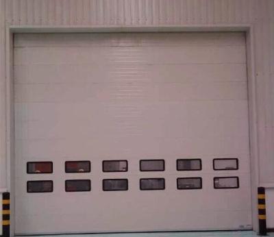China 0.2m/S puertas seccionales comerciales, CE seccional aislado ISO de la puerta del garaje en venta