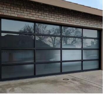China Residential Use Aluminum Sectional Door Standard Overhead High Thermal Insulation for sale