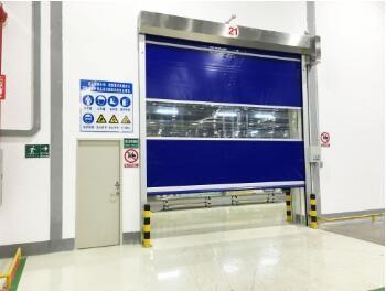China Radar Sensor High Speed Roller Shutter Doors , Rapid Shutter Door Windproof  for sale