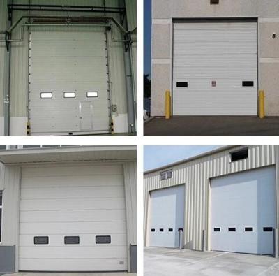 China 380v/50HZ Industrial Overhead Sectional Door 0.2m/S Operating Speed for sale
