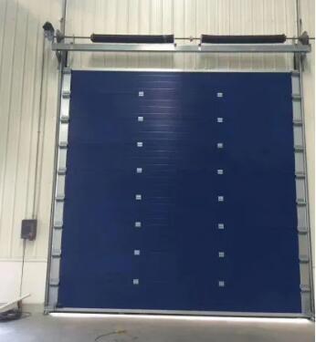 China Heat Preservation Industrial Sectional Doors , Steel Sectional Garage Doors for sale