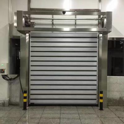 China Aluminum High Speed Spiral Roll Up Door Profile 2.5mm Industrial Rolling Shutter for sale