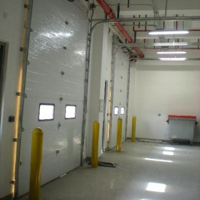 China Color Coated Industrial Sectional Overhead Door , Steel Sectional Garage Doors for sale