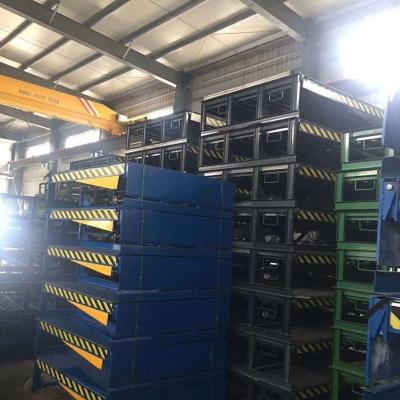 China Push Button Hydraulic Variable Speed Loading Dock Leveler for sale