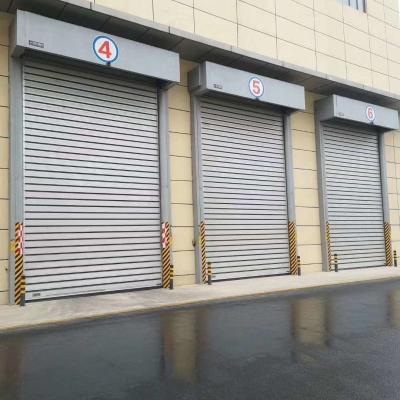China Finger Safe Panel 2.5m/S High Speed Spiral Door Manufacturing plant shutter door high speed industrial automatic for sale