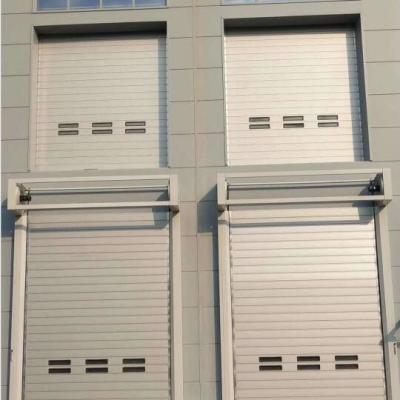 China Aluminum Panel Government 220mm Spiral Doors High Speed Spiral Door for sale
