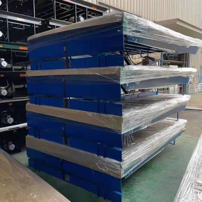 China 6 Ton Stationary Loading Dock Leveler Stainless Steel Hydraulic Anti Skid Checkered Plate for sale