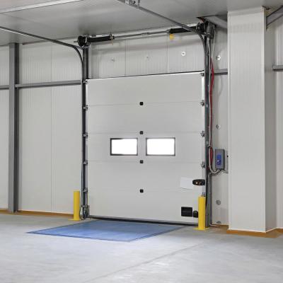 China 380v 50HZ 0.2m/S Industrial Sectional Overhead Roll Up Door for sale