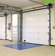 China Security Insulated Sectional Steel Door Double Layer Overhead for sale