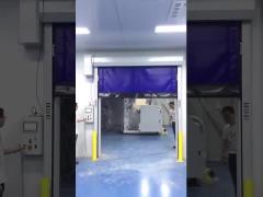 Automatic Rapid Roller Doors High Speed Shutter PVC Overhead