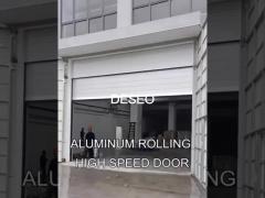 Metal Rolling High Speed Spiral Door Shutters Aluminum Alloy Anti Break Protection