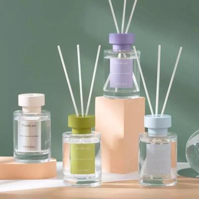 China Luxury Glass Bottles Fragrance Oil Aroma Reed Diffuser Packaging Air Freshener Scent for sale