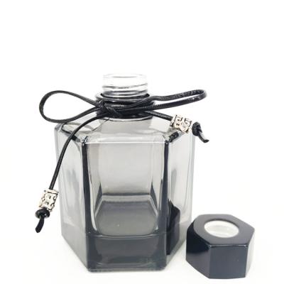 China Empty Hexagon Grey 100ml Luxury Diffuser Bottles for sale
