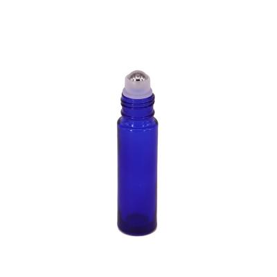 China Round Blue 10ml Glass Roller Ball Bottles for sale