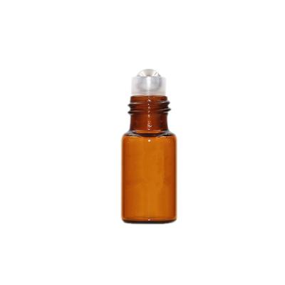 China 2ml Amber Glass Roll On Bottles for sale