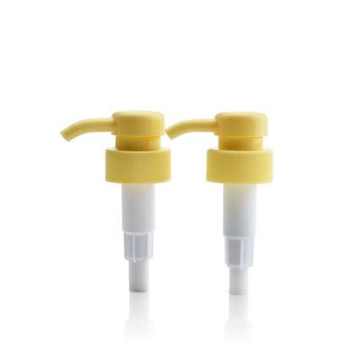 Chine Pompe en plastique jaune du savon 4.5CC de 28mm 33mm 38mm à vendre