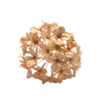 China Hydrangea Artificial Natural Color Sola Reed Diffuser Flower for sale
