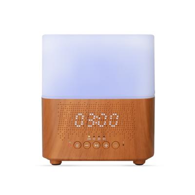 China PP 300ml Color LED Light Warm Wooden Essential Oil Aromatic Humidifier for sale