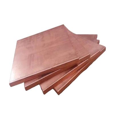 China Placa de cobre sólido laminada de 2 mm para uso comercial en venta