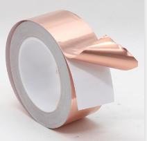 China Earthing Copper Barrier Tape copper tape conductive adhesive 25x3mm for sale