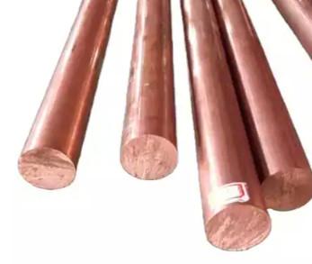 China Electrical Round Solid Copper Bar 2mm 8mm H90 H70 C1100 C1220 for sale