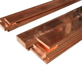 China ODM C10200 Red Solid Copper Bar Busbar For Electrical Construction for sale