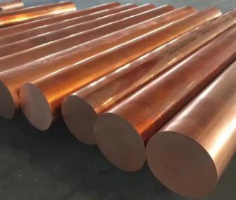 China High Hardness Copper Bar C10100 C10200 C11000 6mm 8mm 10mm 16mm Solid Copper Rod for sale