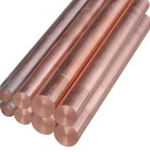 China Barras de cobre sólido moído de alta pureza Barras redondas de cobre berílio C11000 12 mm à venda