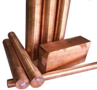 中国 Manufacturer Stock Solid Copper Rod C10100 C11000 C12000 Pure Copper Bar With Top Quality 販売のため