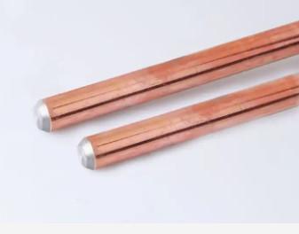 China Rodas de tierra de cobre para soldadura de tierra a medida 5 mm en venta
