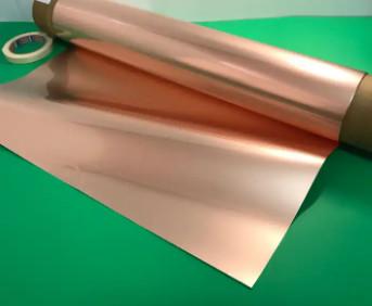 Chine Ruban de protection par feuille de cuivre électriquement conductrice largeur 50 mm à vendre