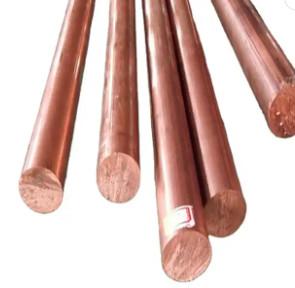 China 8mm 30mm Solid Copper Pipe Bar MTC SGS BV Certificated for sale
