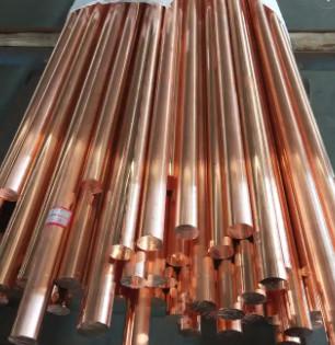 China Alloy 173 Solid Copper Rod Beryllium Copper Round Bar ASTM B196 for sale