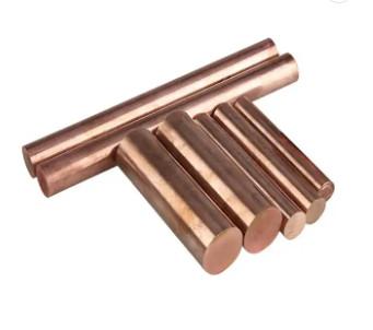 China CuBe2 AT Beryllium Solid Copper Rod ASTM B196 High Strength for sale