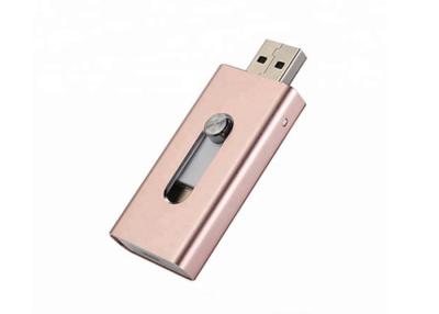 China Material do metal de USB 3,0 da movimentação do flash da movimentação da pena/OTG USB para o iPhone 16GB 32GB 64GB 128GB 256G à venda