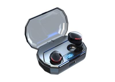 China Auriculares inalámbricos biauriculares, auriculares de botón inalámbricos verdaderos de Bluetooth con el indicador digital 5,0 en venta