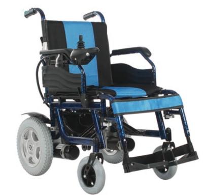 China Silla de ruedas eléctrica del peso ligero anti de la resbalón W5213, silla de ruedas portátil de la impulsión 24V en venta
