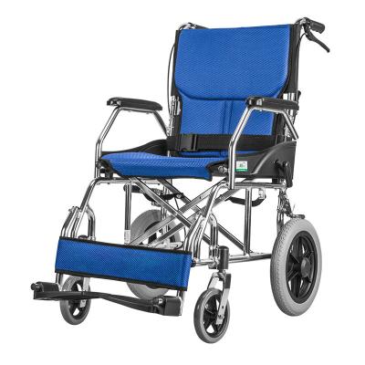 China Durable Solid Seat Wheelchair , Lightweight Folding Manual Wheelchairs OEM available for sale