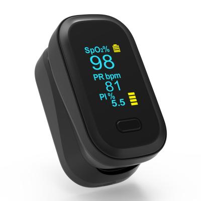 China 55.3g OLED Fingertip Doctor Recommended Pulse Oximeter Large Font Screen Display for sale