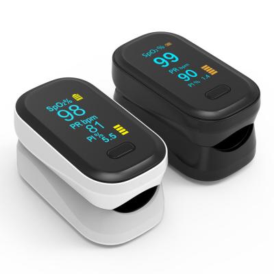 China AAA Batteries Powered Smart Oximetro Fingertip Pulse Oximeter for sale